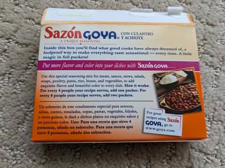 Photo of free Sazon Goya seasoning (S of Ypsi) #2