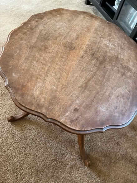 Photo of free coffee table-needs work-Peperelll (Pepperell/Townsend/Groton) #1