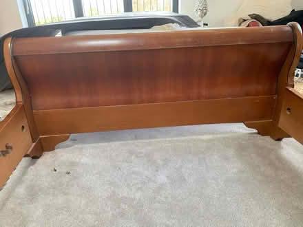 Photo of free Mahogany Sleigh King Size Bed (Epsom KT18) #1