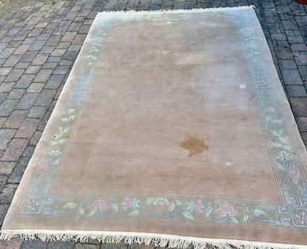 Photo of free Large rug (stained) 120x80” (Spacey Houses HG3) #2