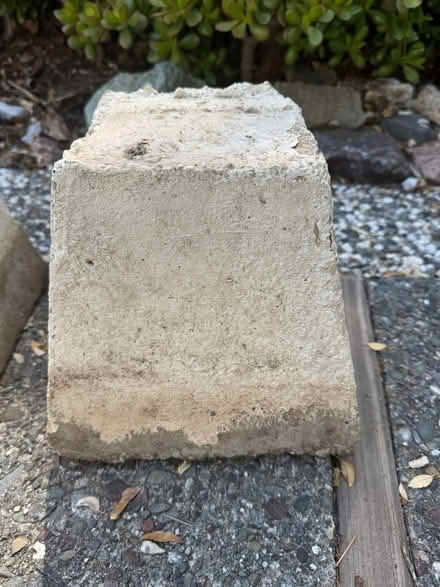 Photo of free Concrete post base (Terra Linda) #2