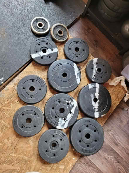 Photo of free 1" weights (Norton Lees S8) #1