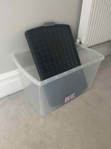 Photo of free Plastic box with click on lid (St Leonard’s) #1
