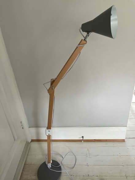 Photo of free Wooden adjustable floor lamp (SE26) #2