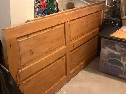 Photo of free 2 standard size solid wood doors (West Hampstead NW6) #1