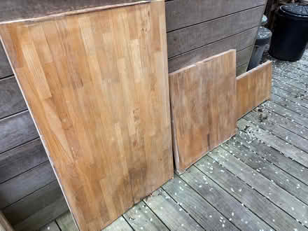 Photo of free Beech 'butcher block' kitchen worktop off-cuts (Wargrave RG10) #1