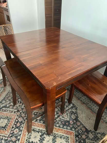 Photo of free Dining Table, 4 Chairs (+ leaf) (Near The Palms in Kendall MIA) #1
