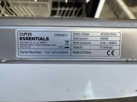 Photo of free Dishwasher (CT16) #2