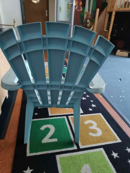 Photo of free Garden chair light blue (Ng15dn, the park, nottingham) #3
