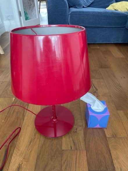 Photo of free Red lamp (Cotteridge B30) #3