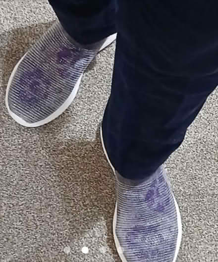 Photo of free Women's slip on trainers. Size 4 (Gawthorpe) #1