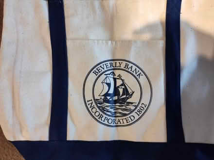 Photo of free Beverly Bank canvas tote bag (Saugus) #2
