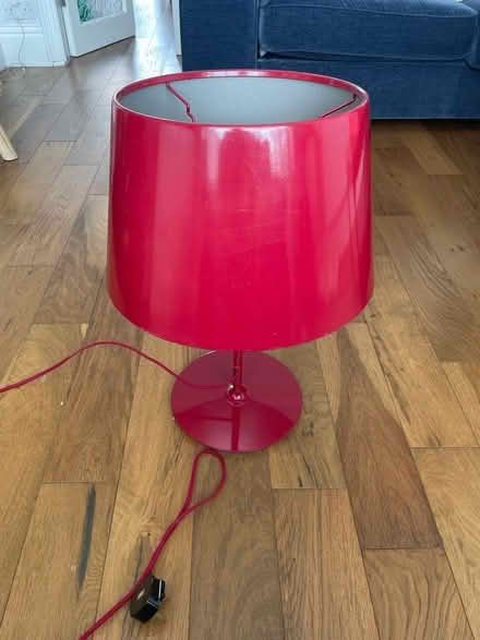 Photo of free Red lamp (Cotteridge B30) #1