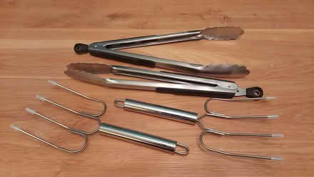 Photo of free Meat forks and serving tongs (Bolton le Sands LA5) #1