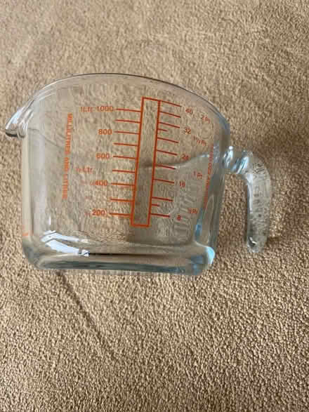 Photo of free Glass measuring jug (Blacklands TN34) #1