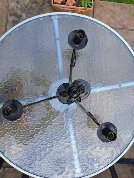 Photo of free Metal chandelier (Weybridge) #1