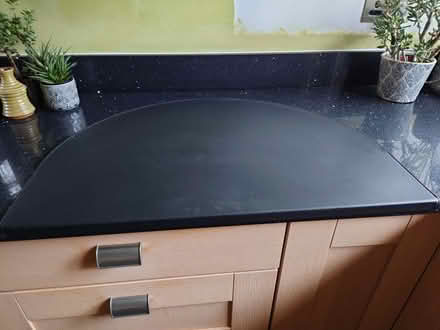 Photo of free Black Ikea desk / table protector (Clerwood EH12) #1