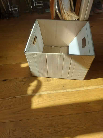 Photo of free 5 folding reusable cardboard boxes (Cutteslowe OX2) #1