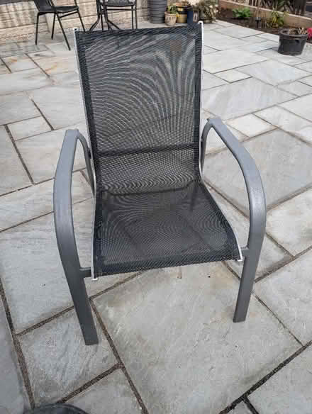 Photo of free Garden table 4 chairs and umbrella stand (Bamber Bridge PR5) #3