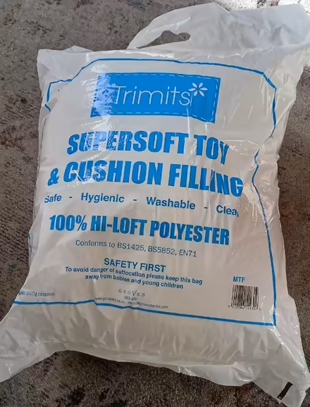 Photo of free 3 x 250g bags 100% polyester toy & cushion filler (South Croydon CR2) #1