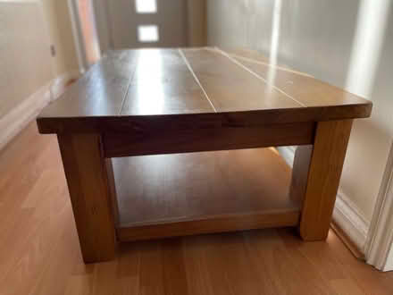 Photo of free Wooden Oak Coffee Table (Top Amersham HP6) #2