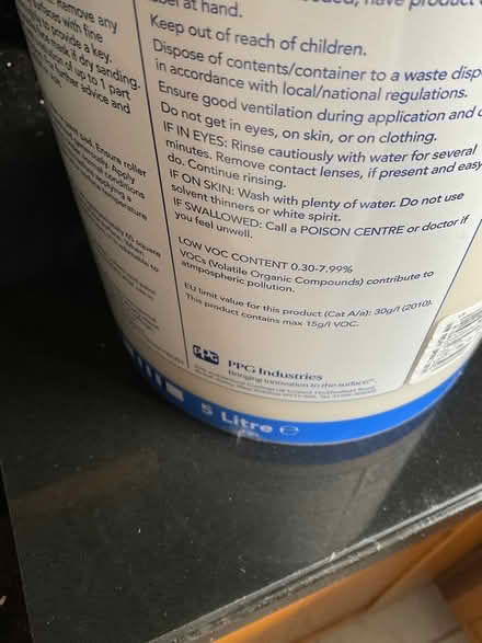 Photo of free Johnstones Matt Paint - 5 Litre (Waverton CH3) #3