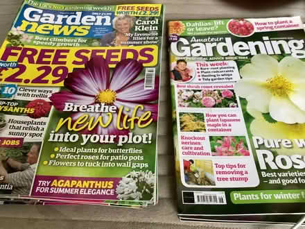 Photo of free Gardening magazines (Chessington KT9) #1