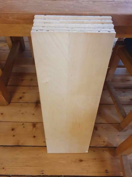 Photo of free Wooden shelves (Glasgow Southside G41) #1