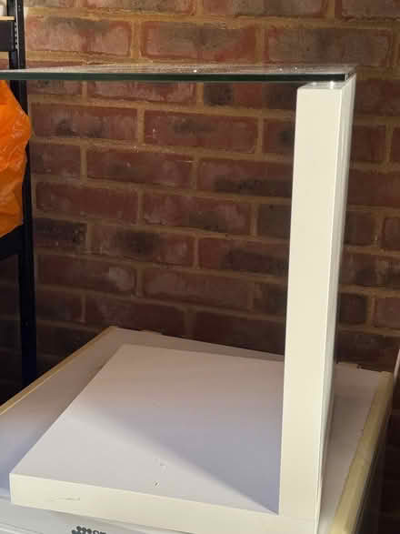 Photo of free Gloss white side table x1 (Tunbridge Wells S. TN2) #3