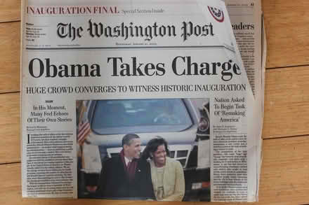 Photo of free Wash Post Obama Inauguration (Capitol Hill) #3