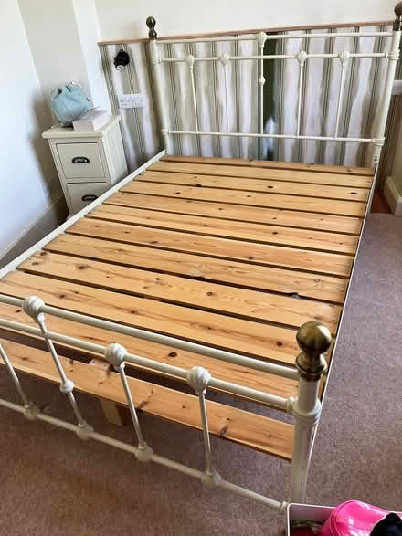 Photo of free Metal Bed Frame (minus slats) (Cranleigh GU6) #2