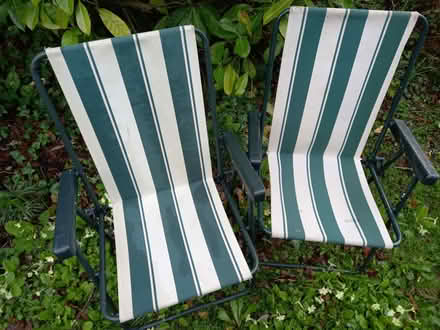 Photo of free Two folding garden chairs (Harwell OX11) #1