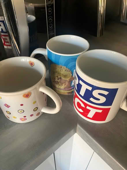 Photo of free Selection of wine glasses and large mugs (Tidbury Green B90) #2