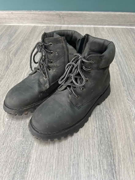 Photo of free Black walking boots. Size 5. Good condition (Southsea PO4) #1