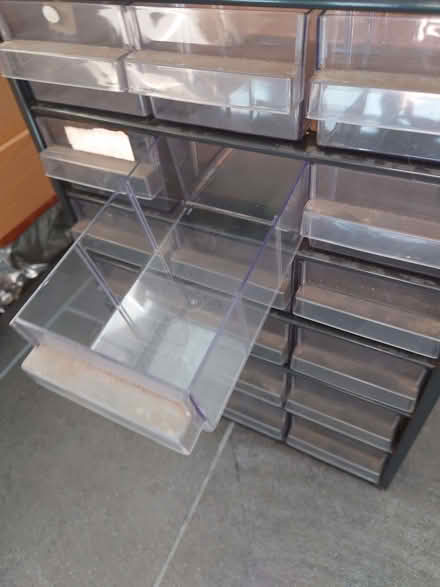 Photo of free Garage small parts storage cabinet (24 bins) (Clerwood EH12) #2