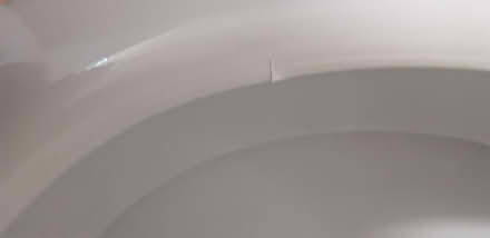 Photo of free Wooden toilet seat with white vinyl (Fullwell cross) #4