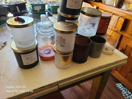 Photo of free Spent candle jars (Greenback EH13) #1