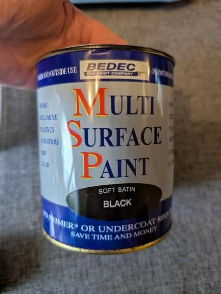 Photo of free Black paint - about half used (The Cedars Estate WD3) #1