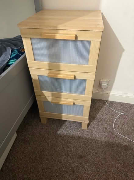 Photo of free 3 door chest drawer (New Normanton DE23) #1