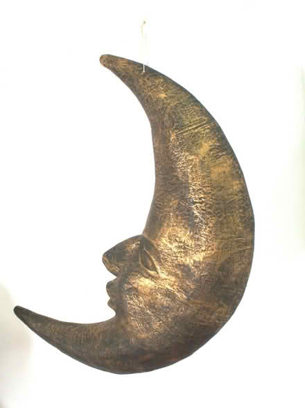 Photo of free Man in the Moon large papier mache hanging decoration (Burgess Hill RH15) #3