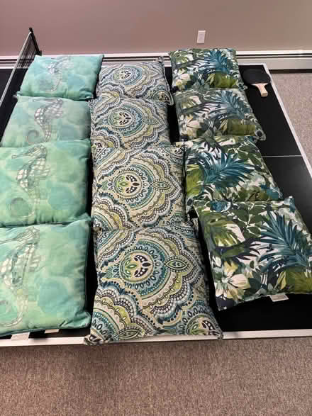 Photo of free Outdoor pillows and umbrellas (Bedford NH) #2