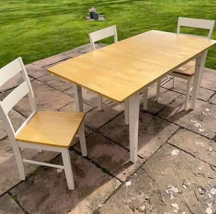 Photo of free Table (extendable)3x chairs (Kilbarchan) #2