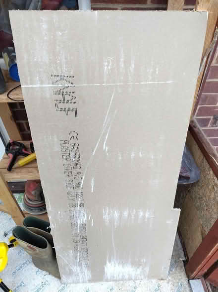 Photo of free Plasterboard, 9.5 mm thick, 122cm x 52 cm (Lower Earley RG6) #2