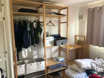Photo of free Open wardrobe with storage boxes (Downham SE6) #1