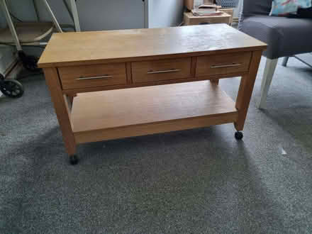 Photo of free Coffee table on wheels (Havant PO9) #3