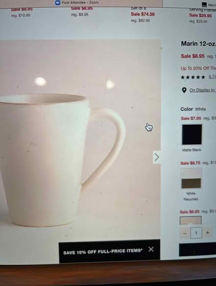 Photo of free Crate & Barrel MARIN line cups (Central San Rafael) #3