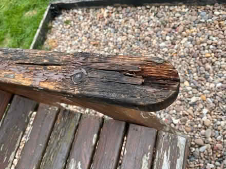 Photo of free 2 chairs and bench solid wood garden chairs (Temple Sowerby CA10) #3