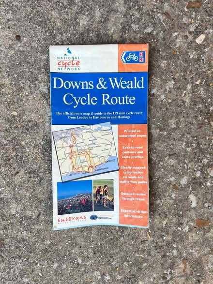 Photo of free Sustrans sussex cycle map (Houndean Bottom BN7) #1