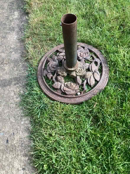 Photo of free Heavy Cast Iron Garden Parasol Base (St James, South Elmham IP19) #2