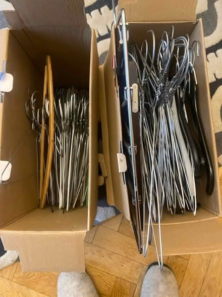 Photo of free hangers (assorted) (N14 Oakwood Park) #1
